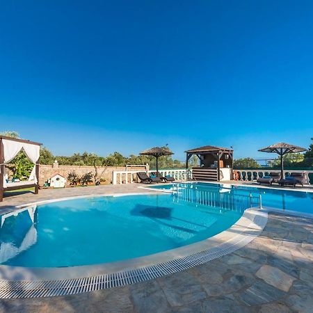 Halikounas Villa Maxim With Private Pool & Tennis Court מראה חיצוני תמונה