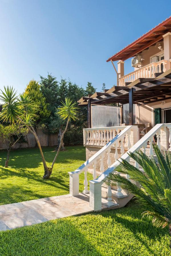 Halikounas Villa Maxim With Private Pool & Tennis Court מראה חיצוני תמונה