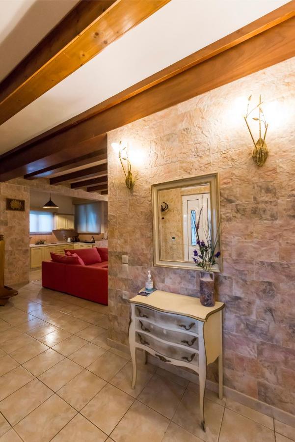 Halikounas Villa Maxim With Private Pool & Tennis Court מראה חיצוני תמונה