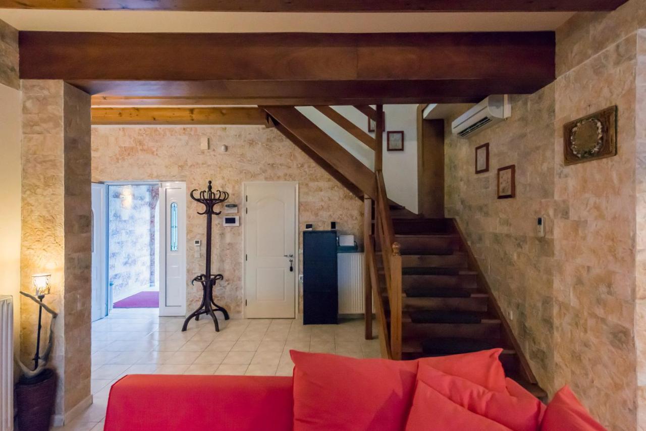 Halikounas Villa Maxim With Private Pool & Tennis Court מראה חיצוני תמונה