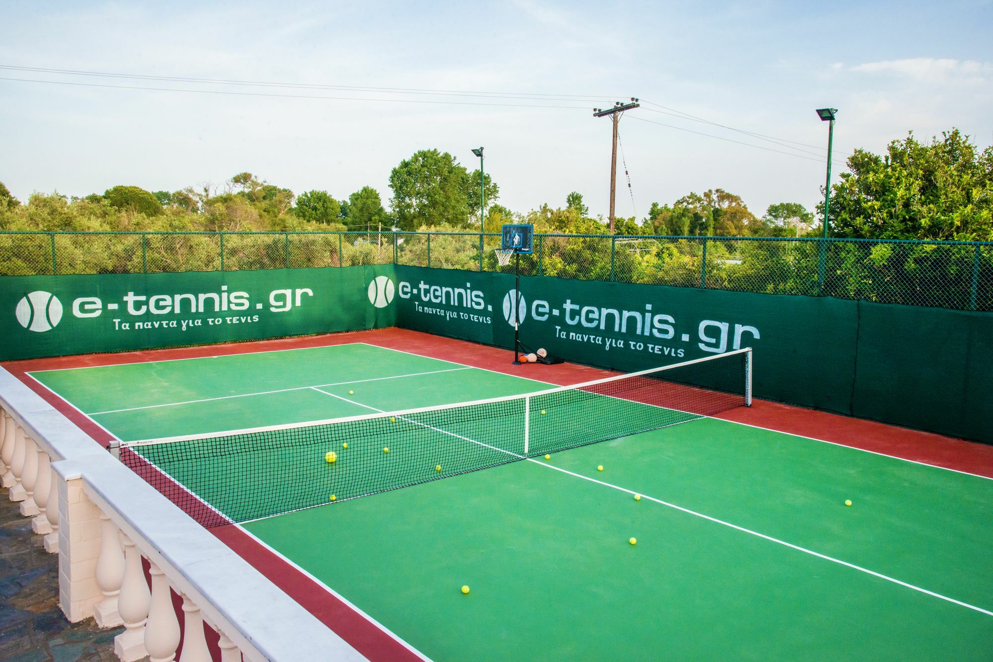 Halikounas Villa Maxim With Private Pool & Tennis Court מראה חיצוני תמונה