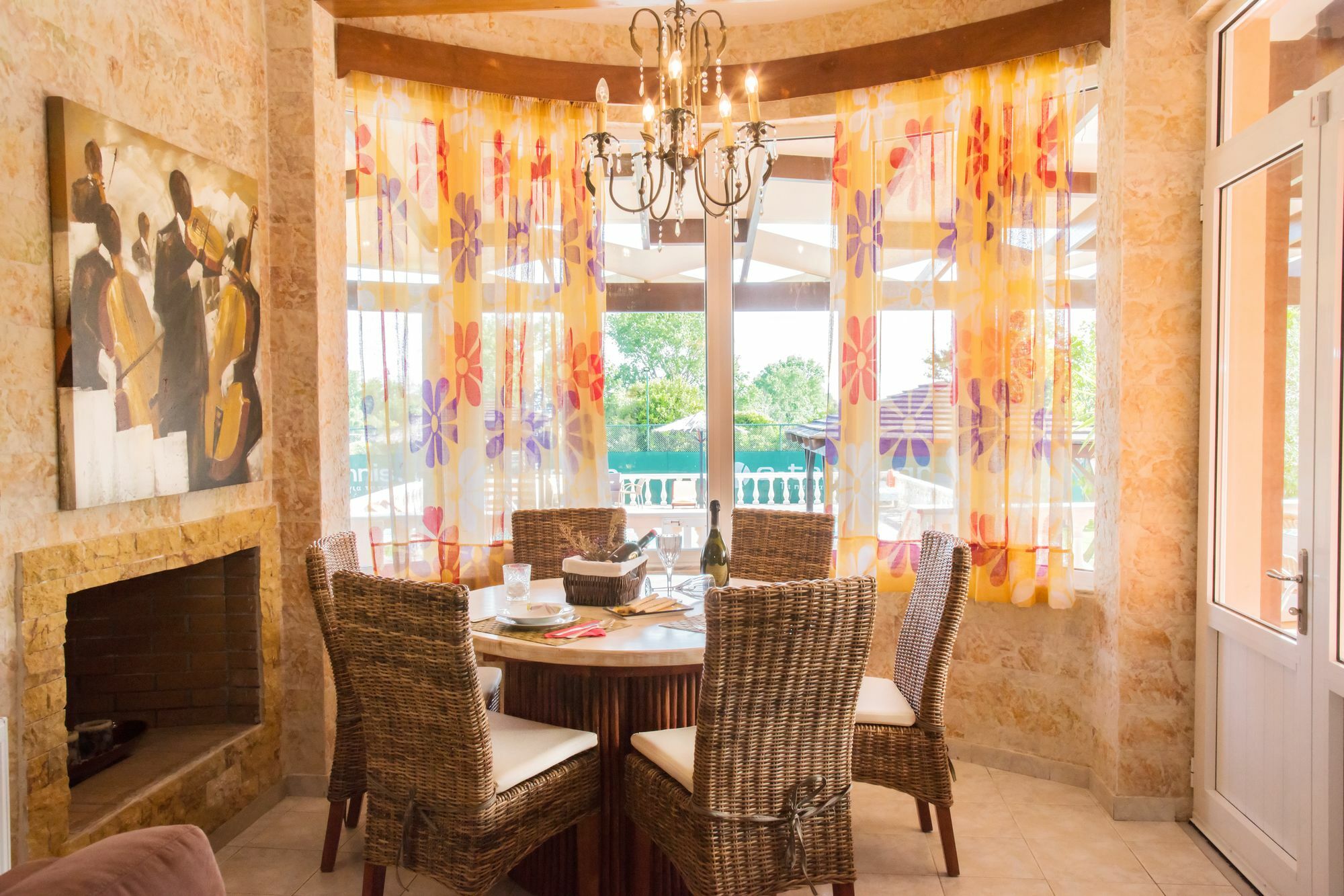 Halikounas Villa Maxim With Private Pool & Tennis Court מראה חיצוני תמונה