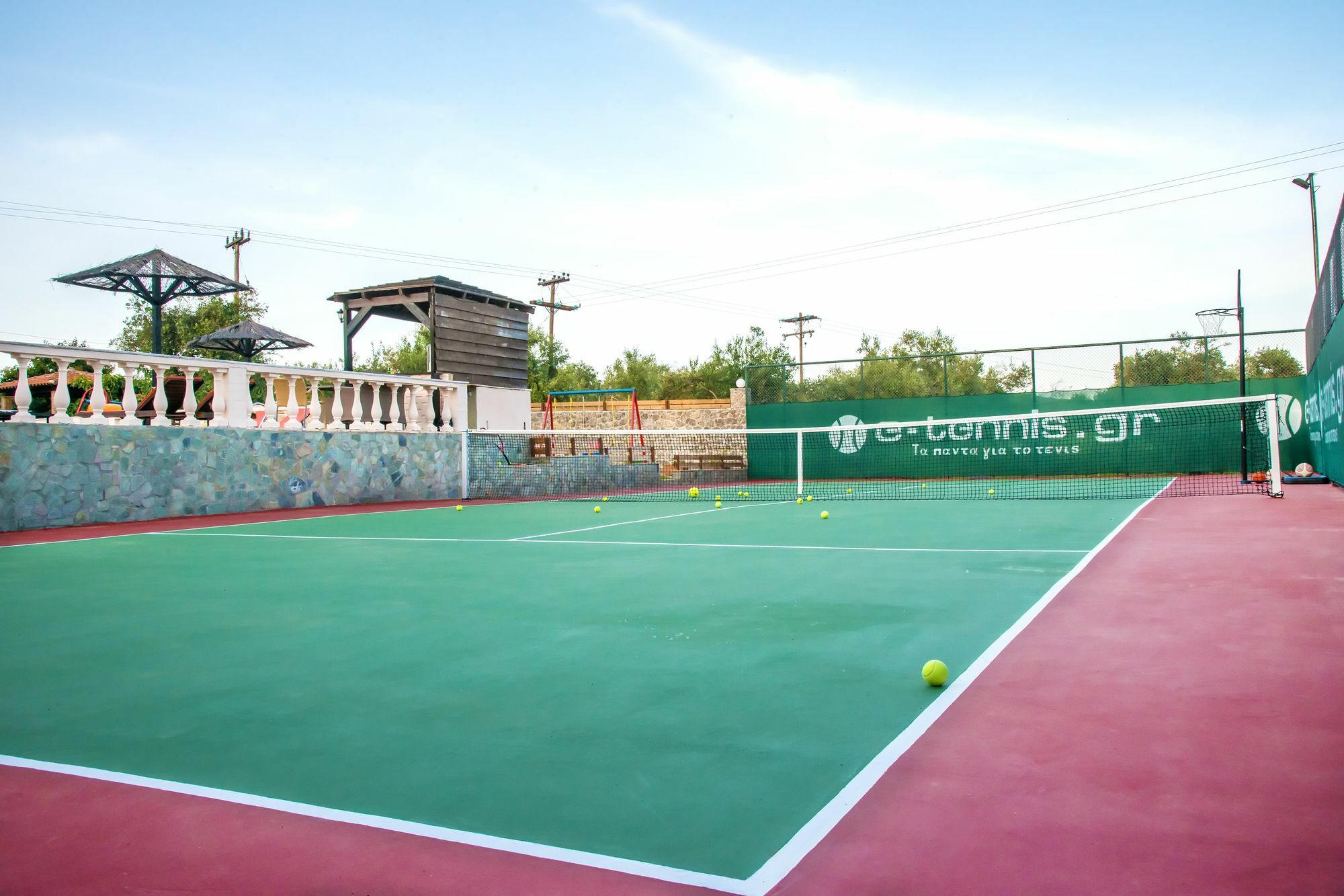 Halikounas Villa Maxim With Private Pool & Tennis Court מראה חיצוני תמונה